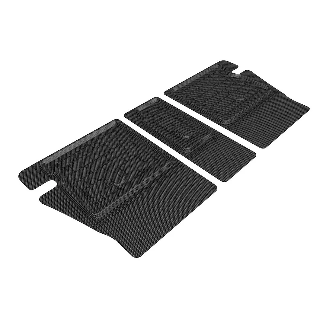 Q1MB1781309 – 3D MATS/U-AC Cargo Area Liner, Black Direct Fit Raised Edge Thermoplastic Rubber Of Carbon Fiber Textur...
